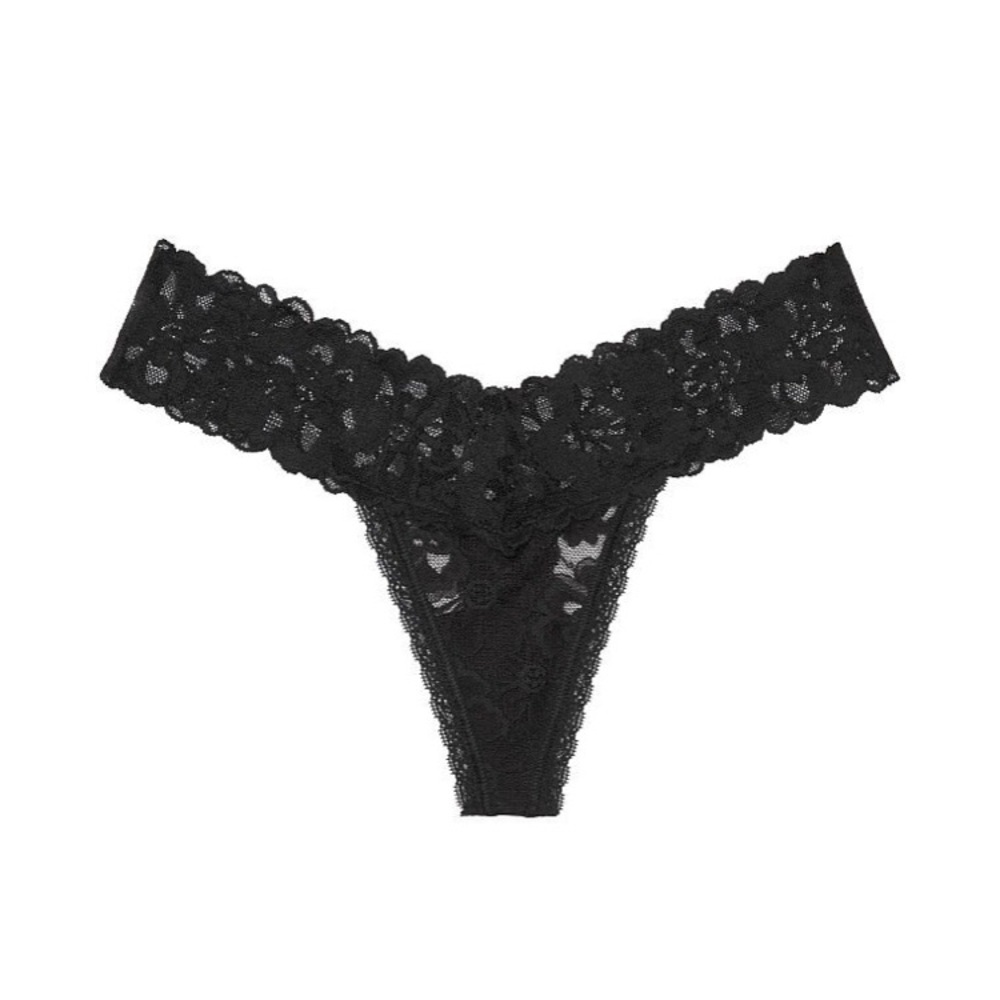 NWT Victoria’s Secret Lacie Lace-Up Thong Panty